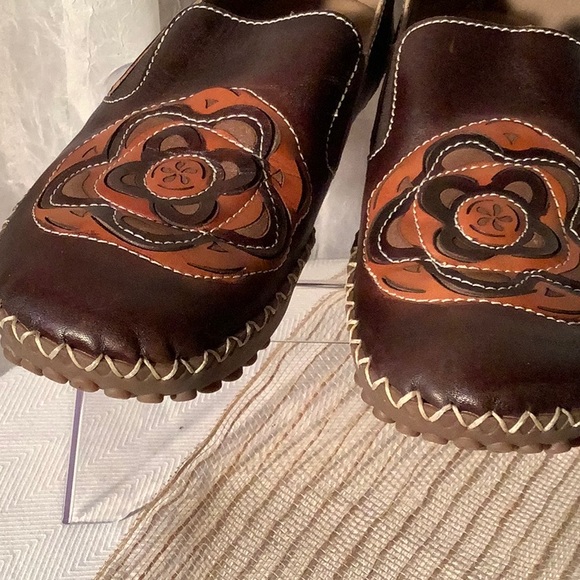 L’Artiste with spring step. brown moccasin style loafer. Size 40 - Picture 3 of 9